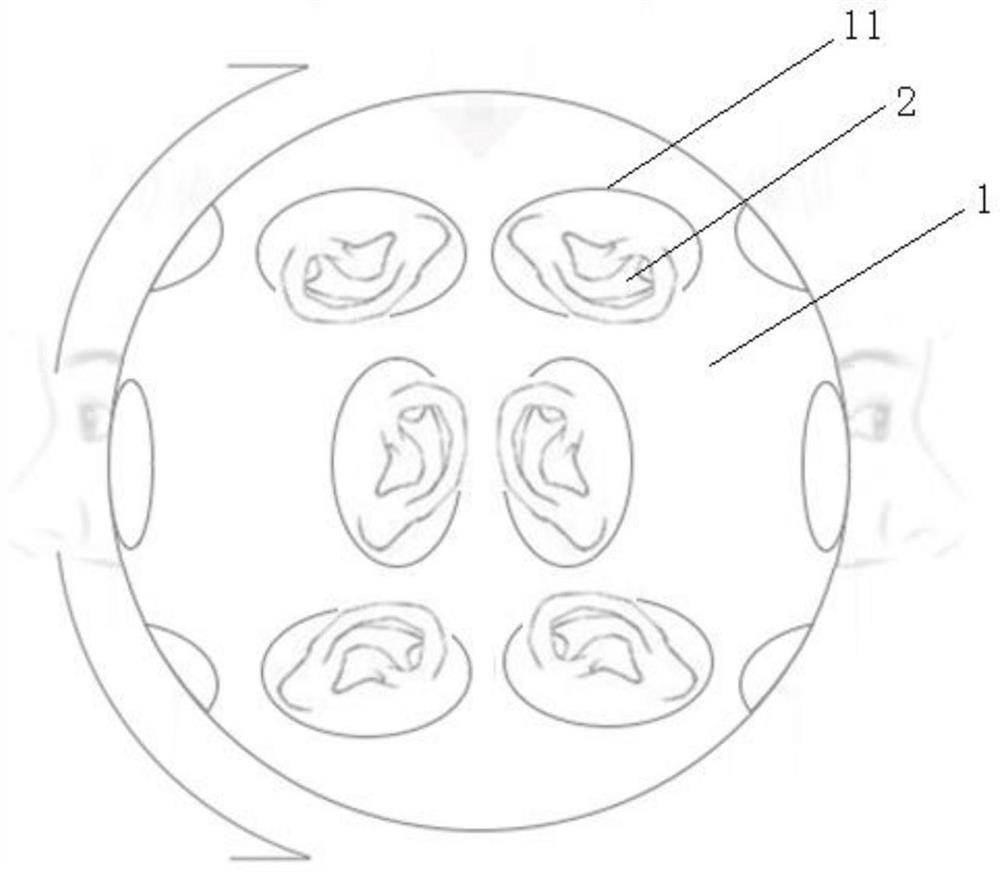 Bionic microphone pickup device and bionic spatial audio algorithm based on same