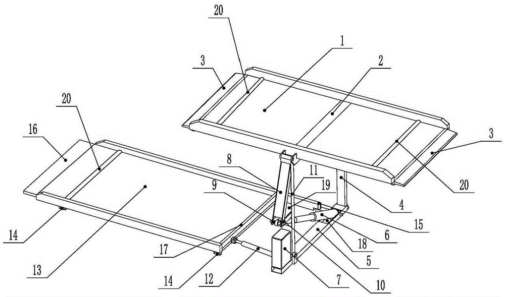 Side-sway rotary stereoscopic parking space