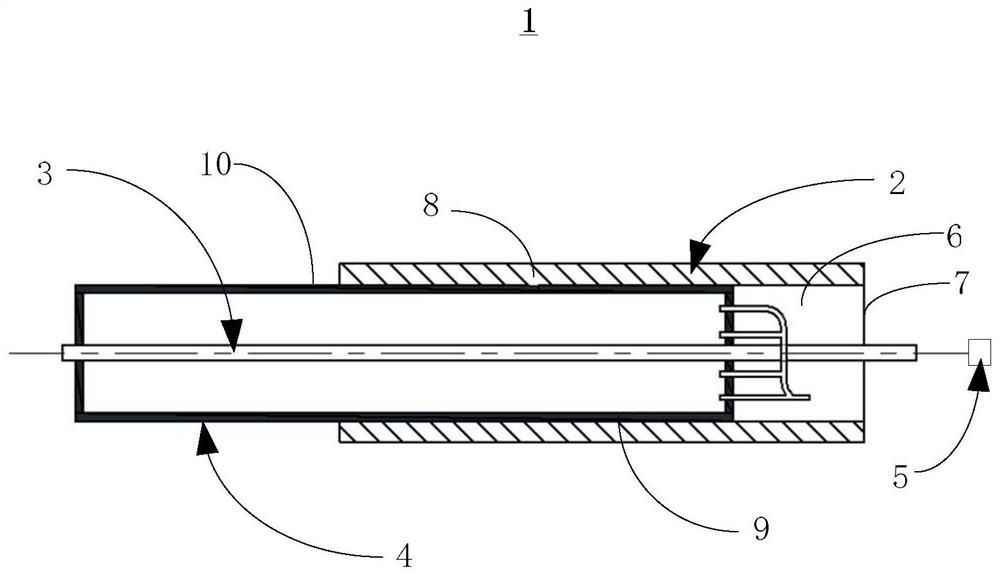 Pipeline tightness detection device and pipeline tightness detection method