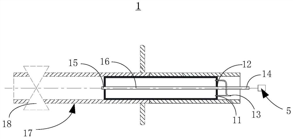 Pipeline tightness detection device and pipeline tightness detection method