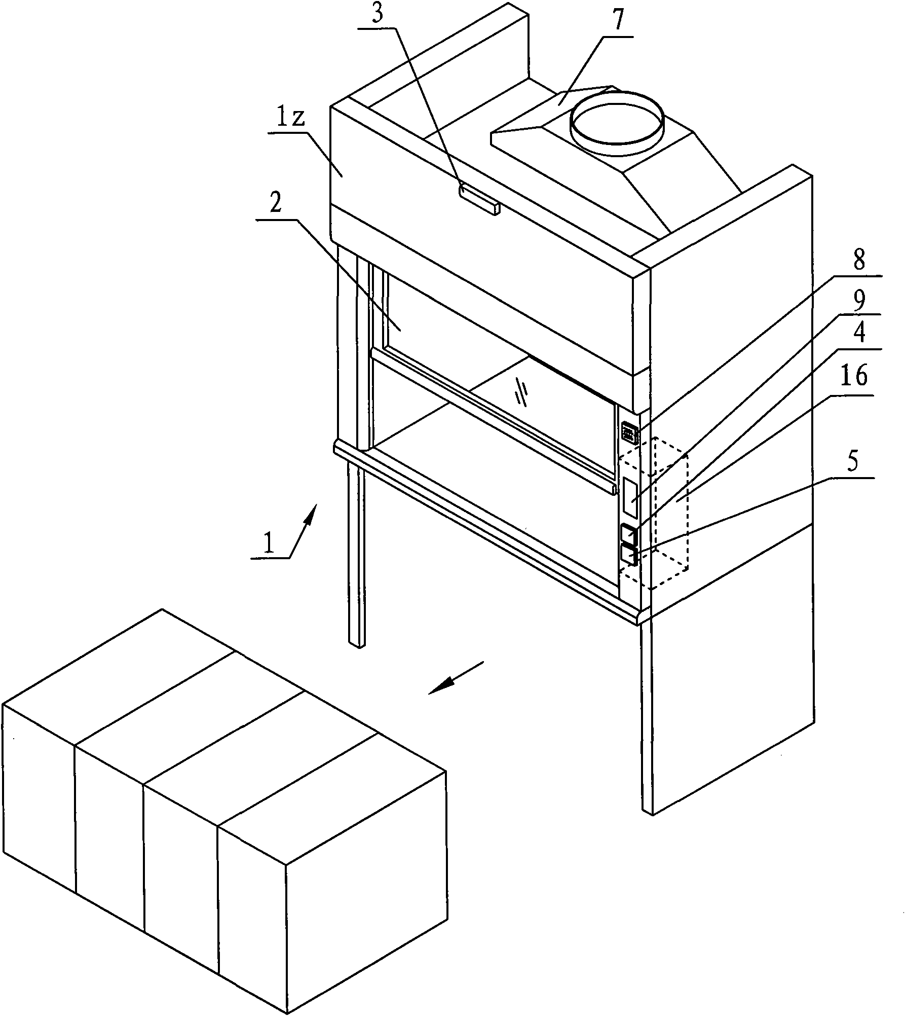 Laboratory ventilated cabinet