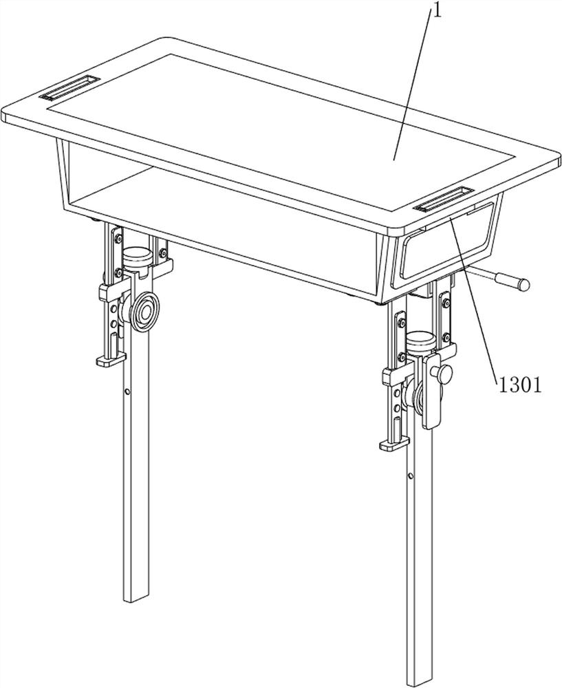 Folding desk capable of realizing afternoon nap function