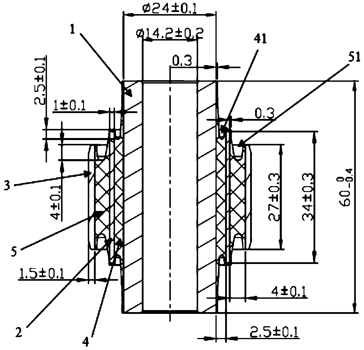 High-radial low-torsion multi-framework easy-to-control rubber bushing