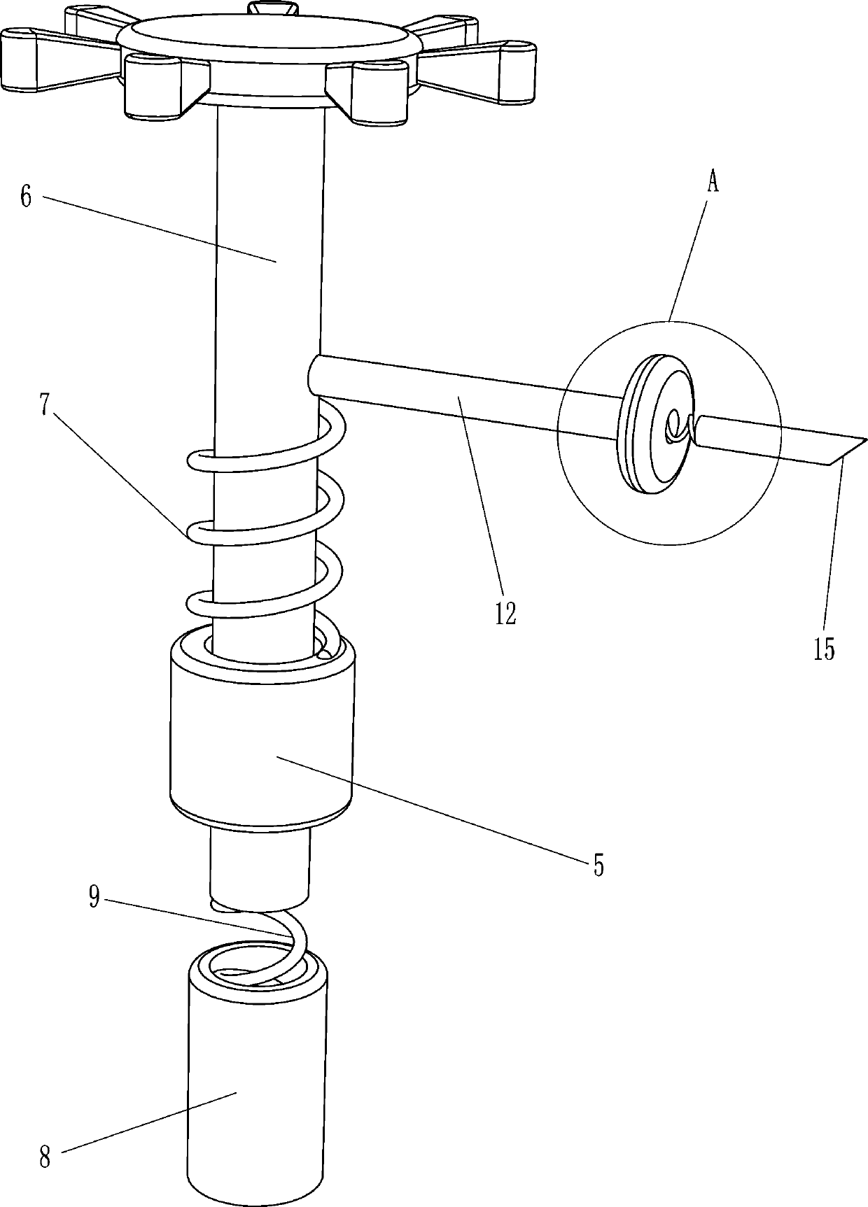 Polishing device for round glass of mahjong table