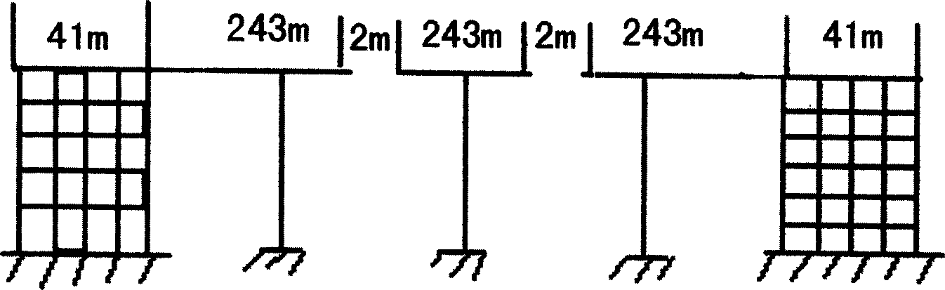 Ground-support-free continous rigid frame bridge sidespan closure method