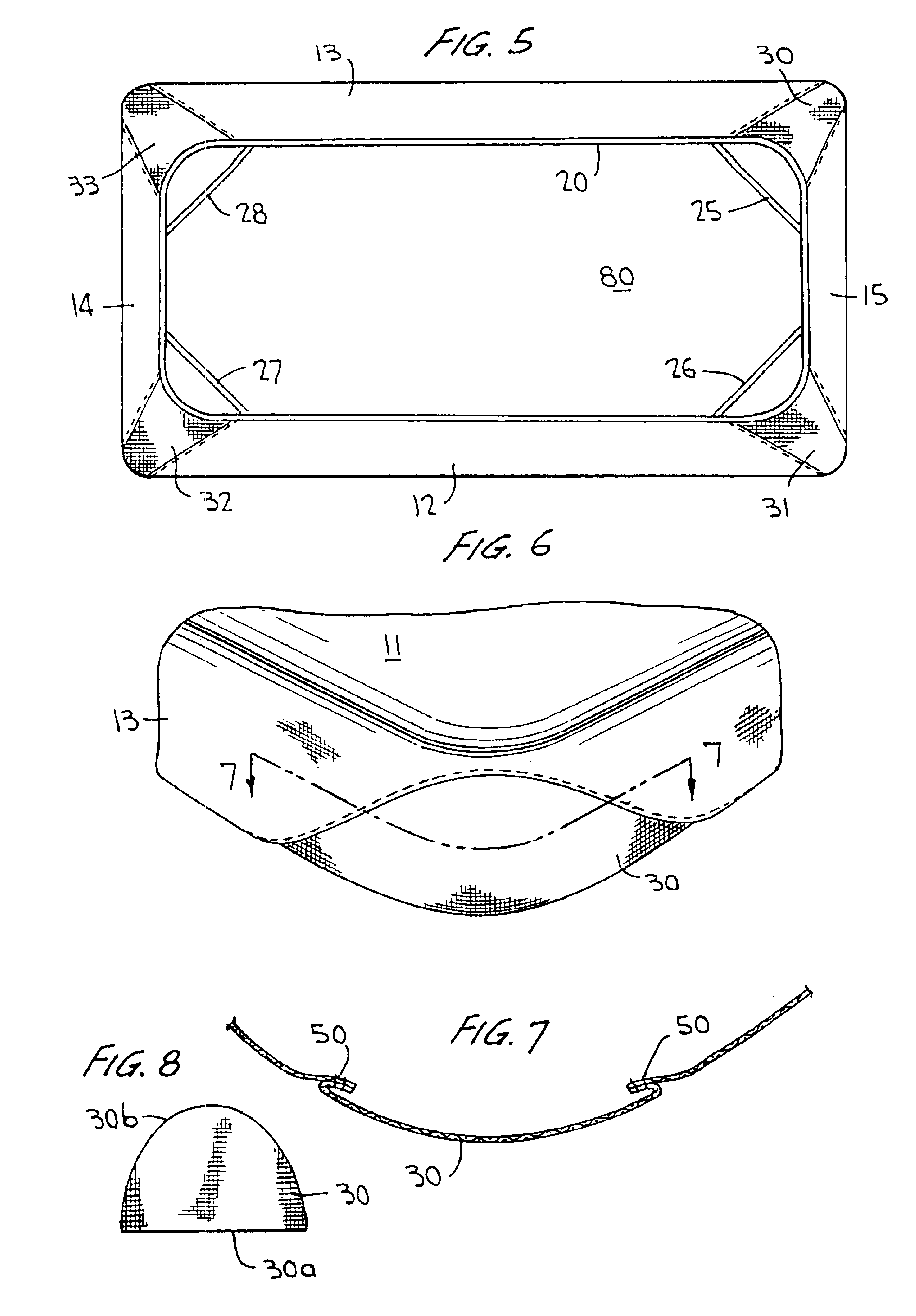 Fitted sheets with elastic side segments