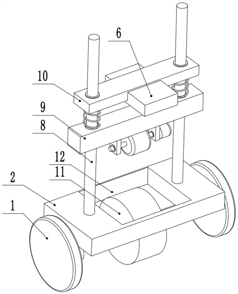 Mobile collection type formaldehyde gas concentration detection device