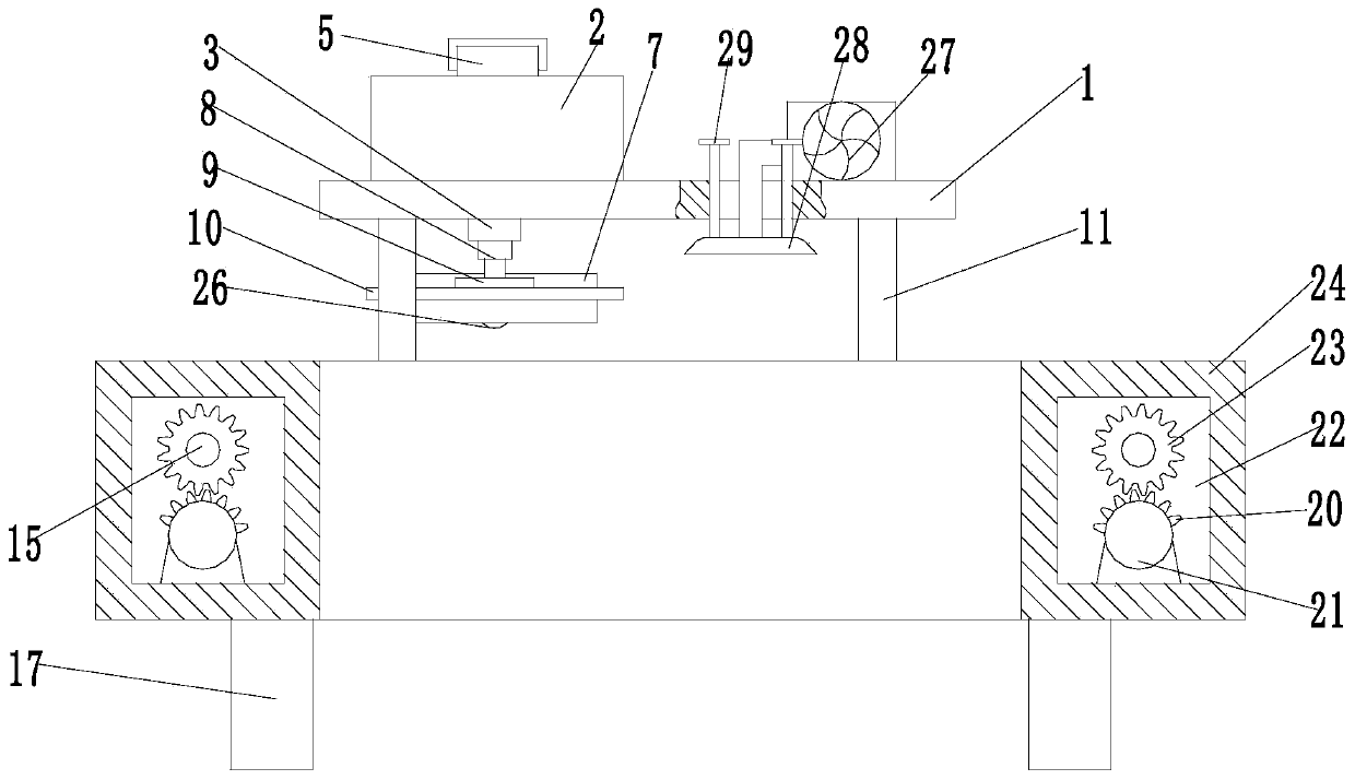 A green food packaging printing device