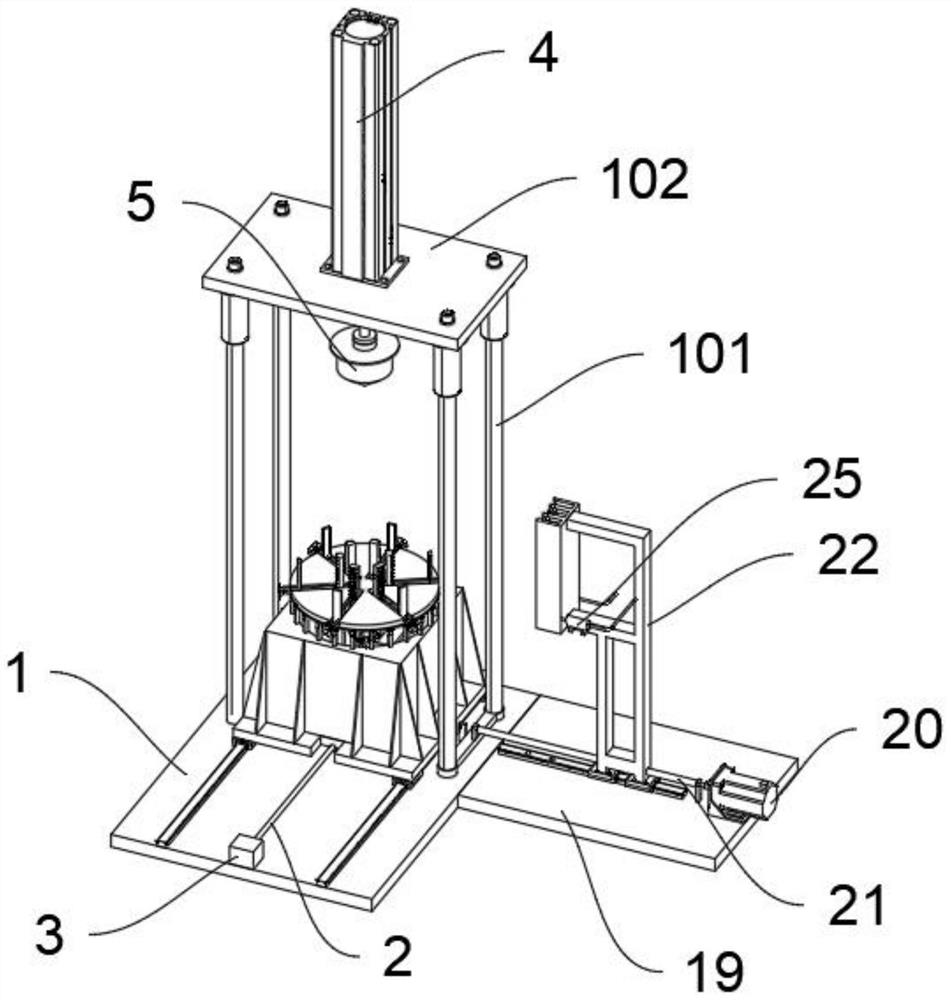 Straight pipe fitting reducing machining equipment for automobile accessory machining