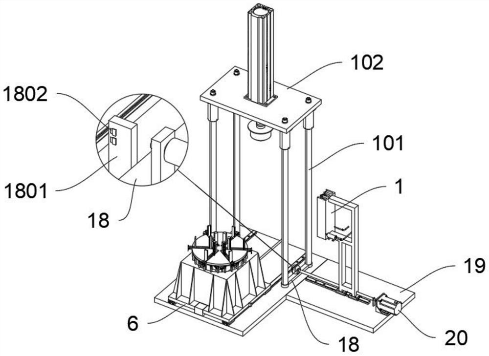 Straight pipe fitting reducing machining equipment for automobile accessory machining