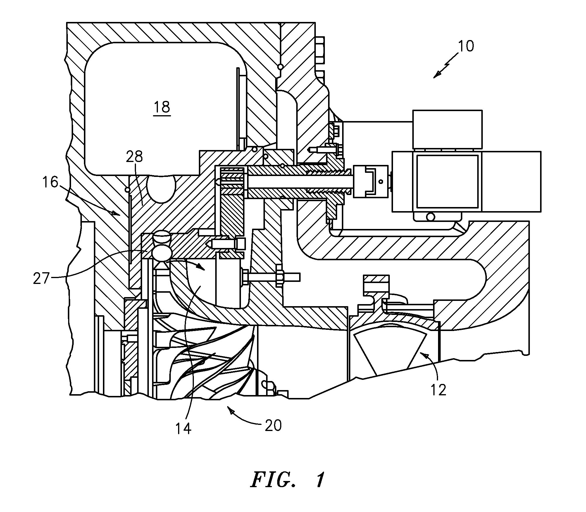 Centrifugal compressor performance by optimizing diffuser surge control and flow control device settings