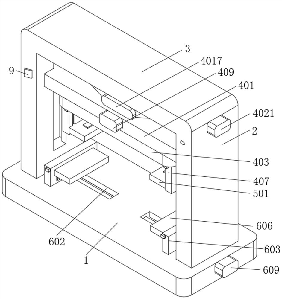 Climbing frame state detection device and method for construction site