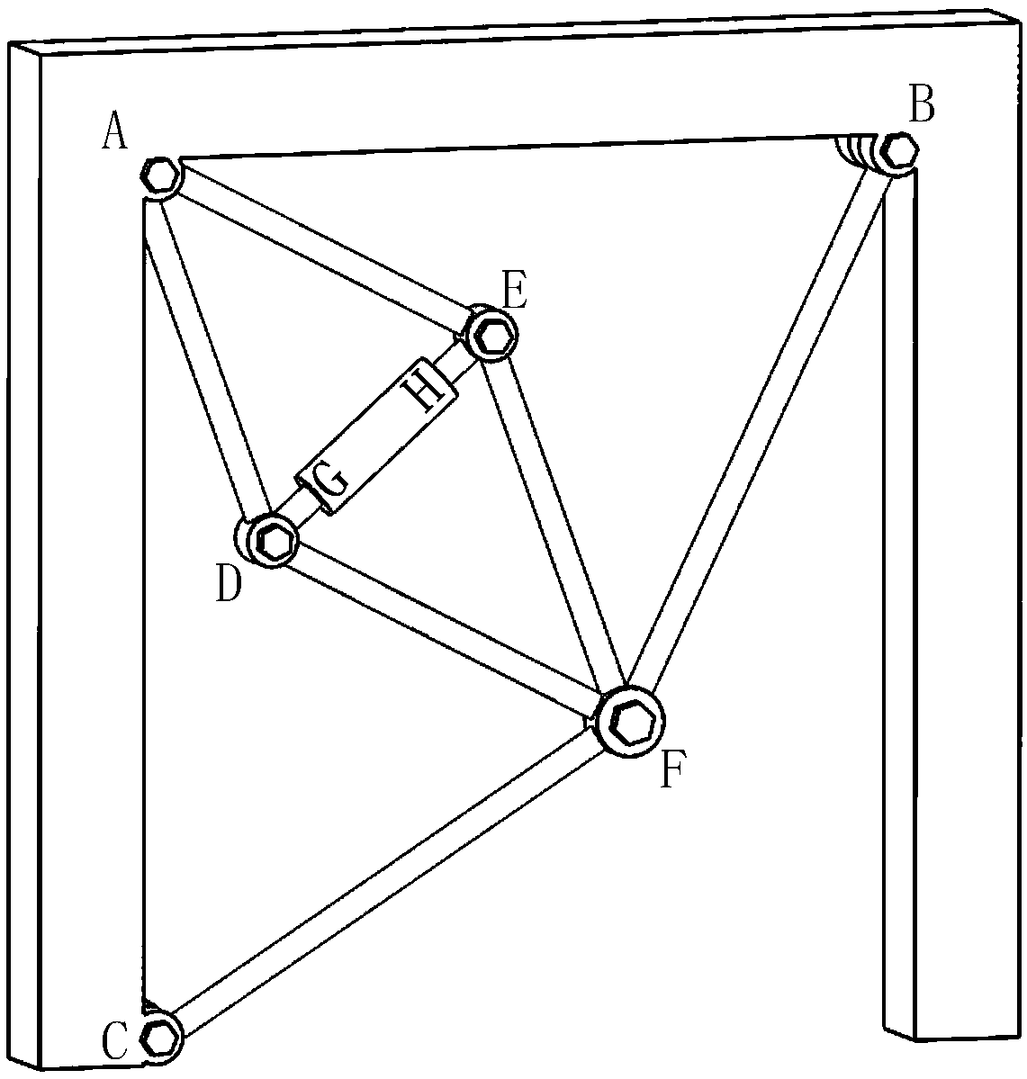 Displacement magnifying type single scissor supporting damper system and evaluation method of vibration attenuating performance