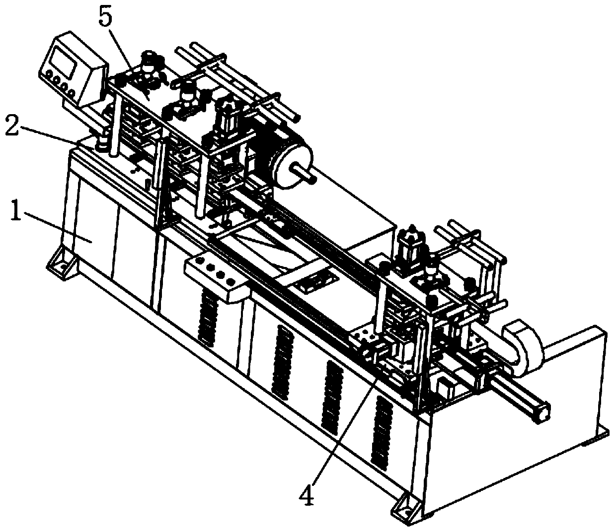 Foot tube combined punching machine