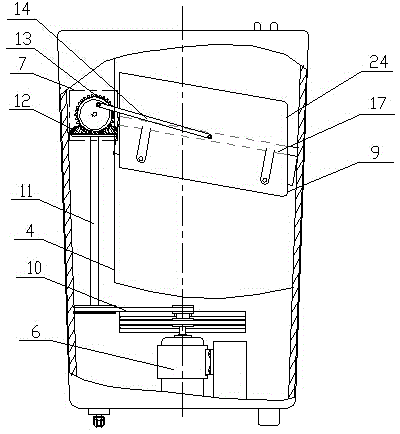 Hand scrubbing type washing machine