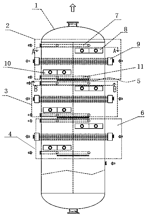 Carbonization system of ammonium bicarbonate