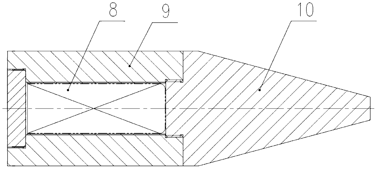 High impact acceleration test system and test method