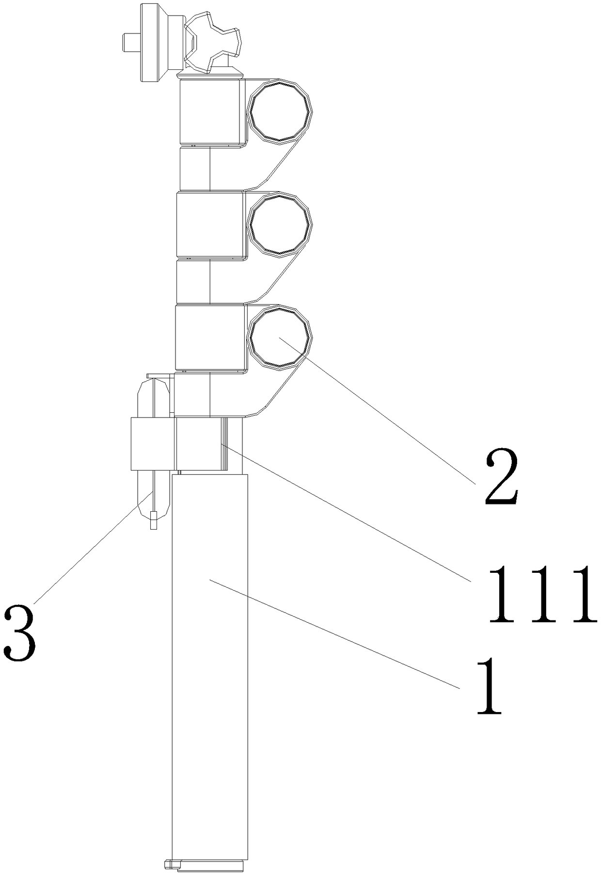 Stretching steerable support