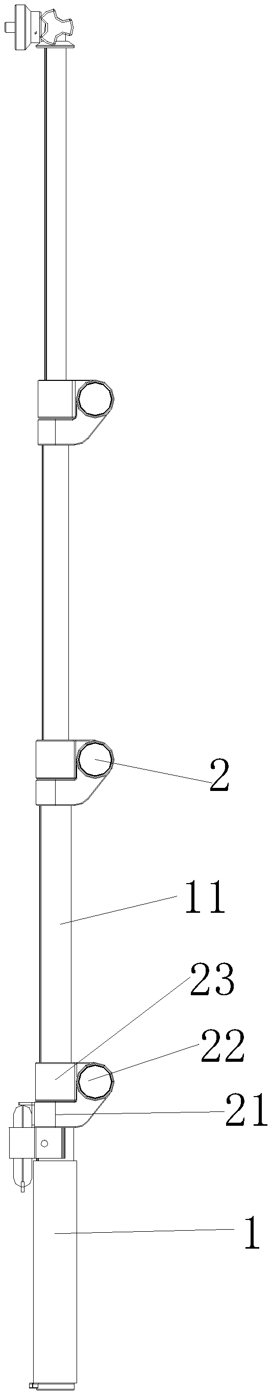 Stretching steerable support