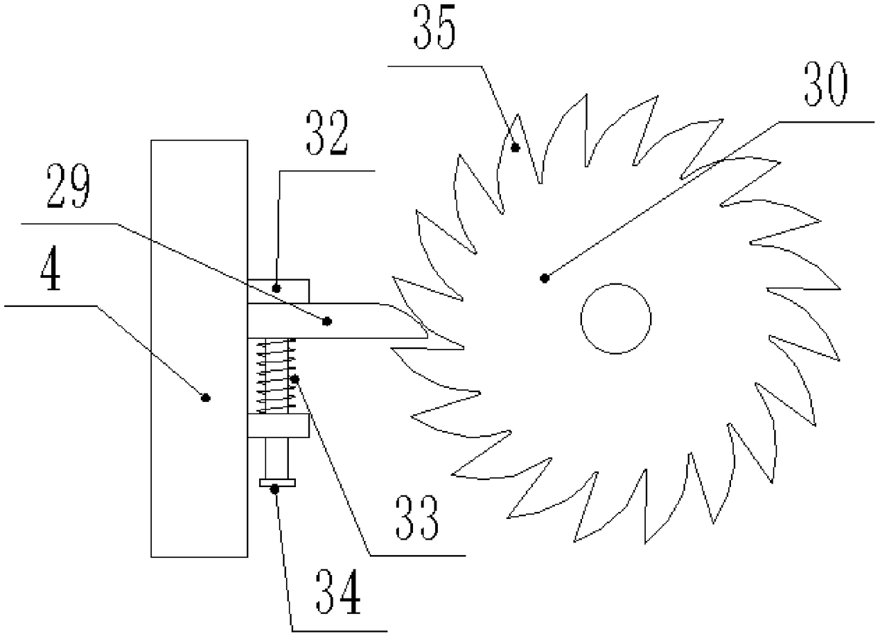 Industrial wheel detection device