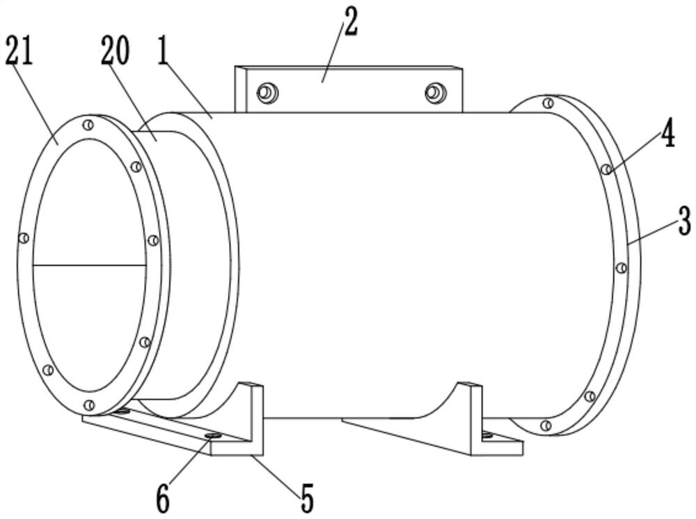 Fresh air ventilator main case assembly