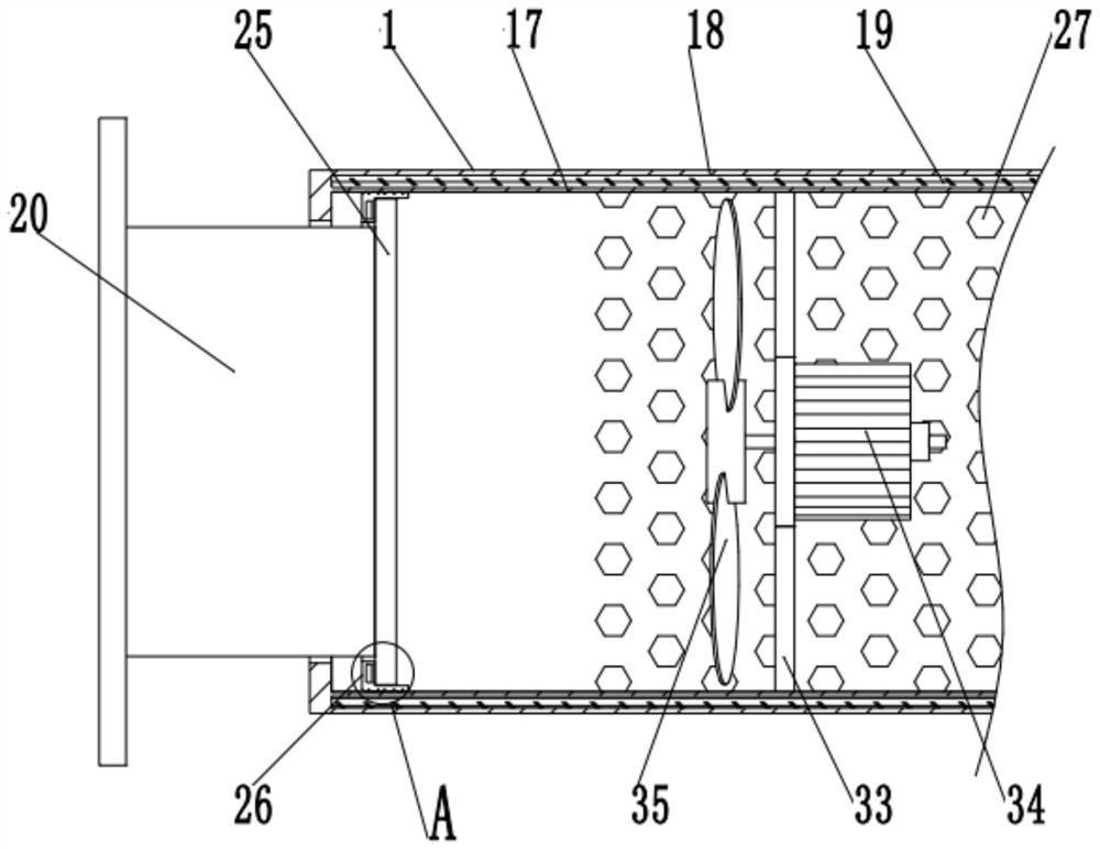 Fresh air ventilator main case assembly