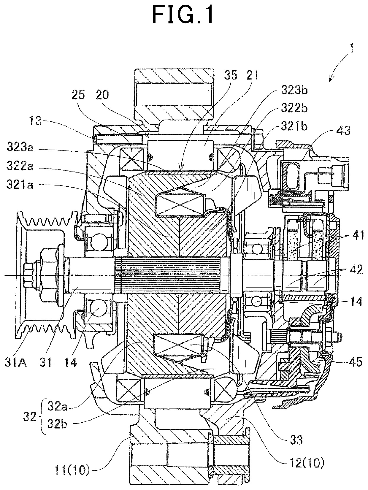 Rotor for rotating electric machine