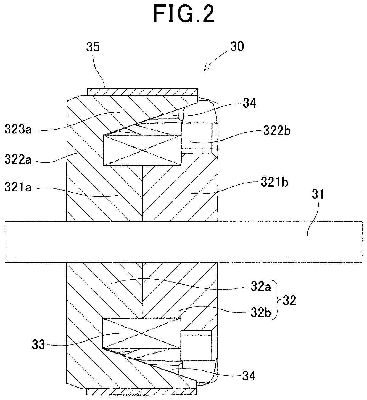 Rotor for rotating electric machine