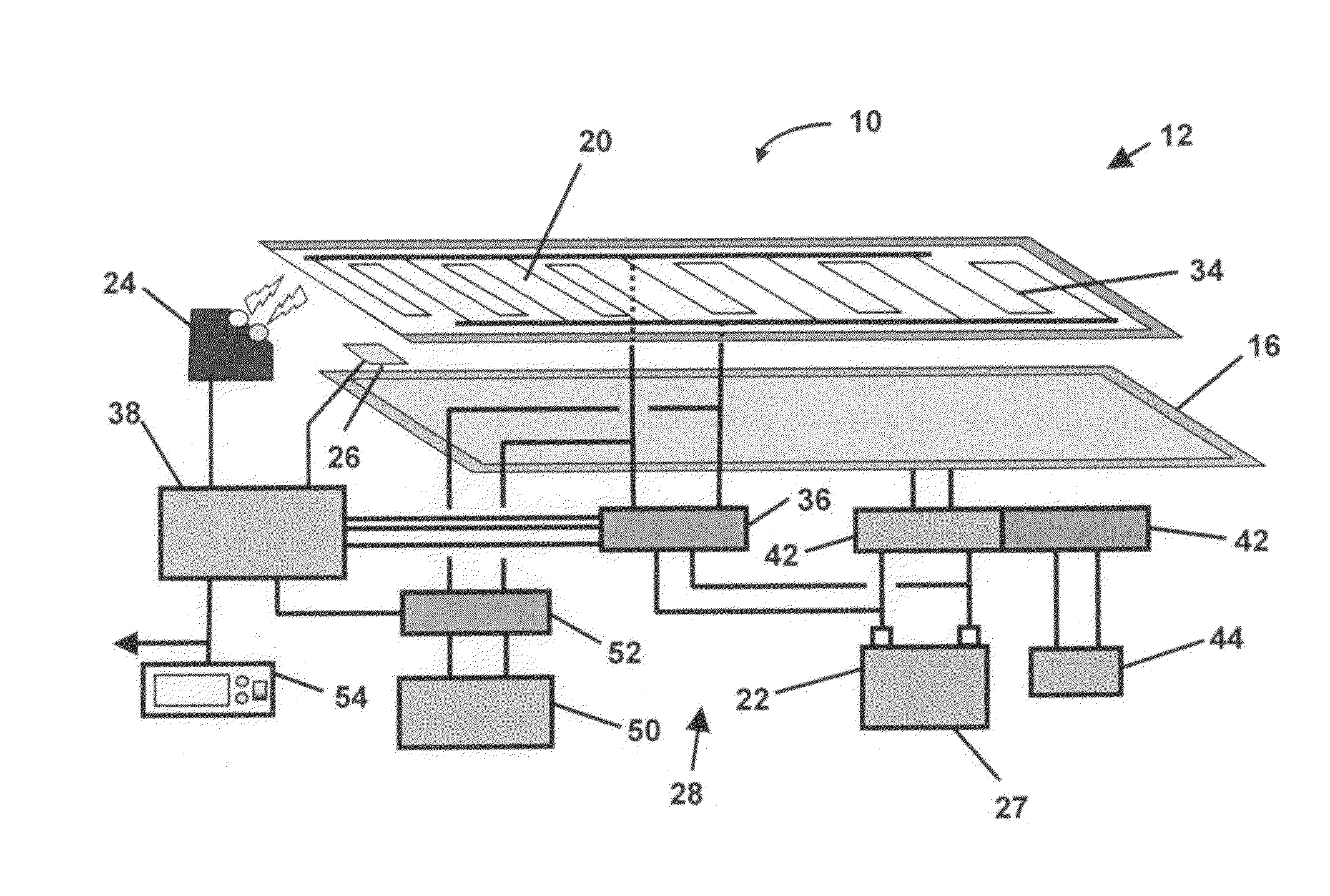 Autonomous winter solar panel