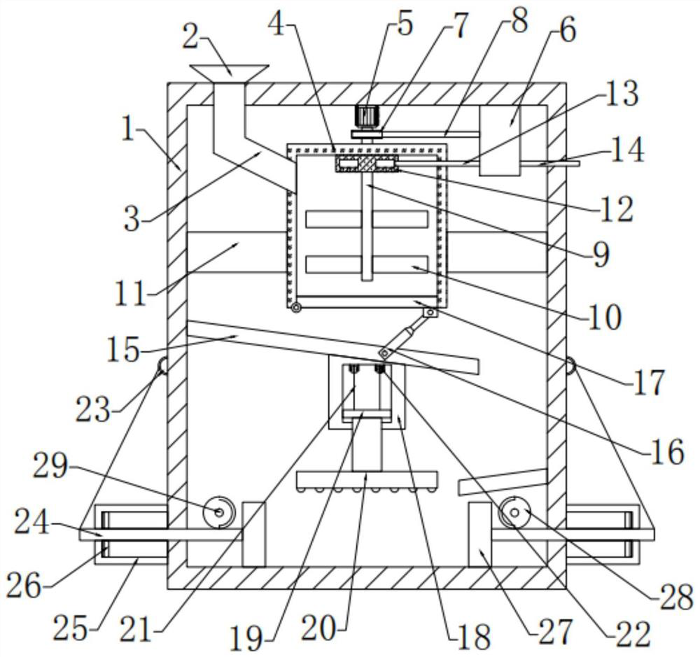 Dough making and kneading device for food processing