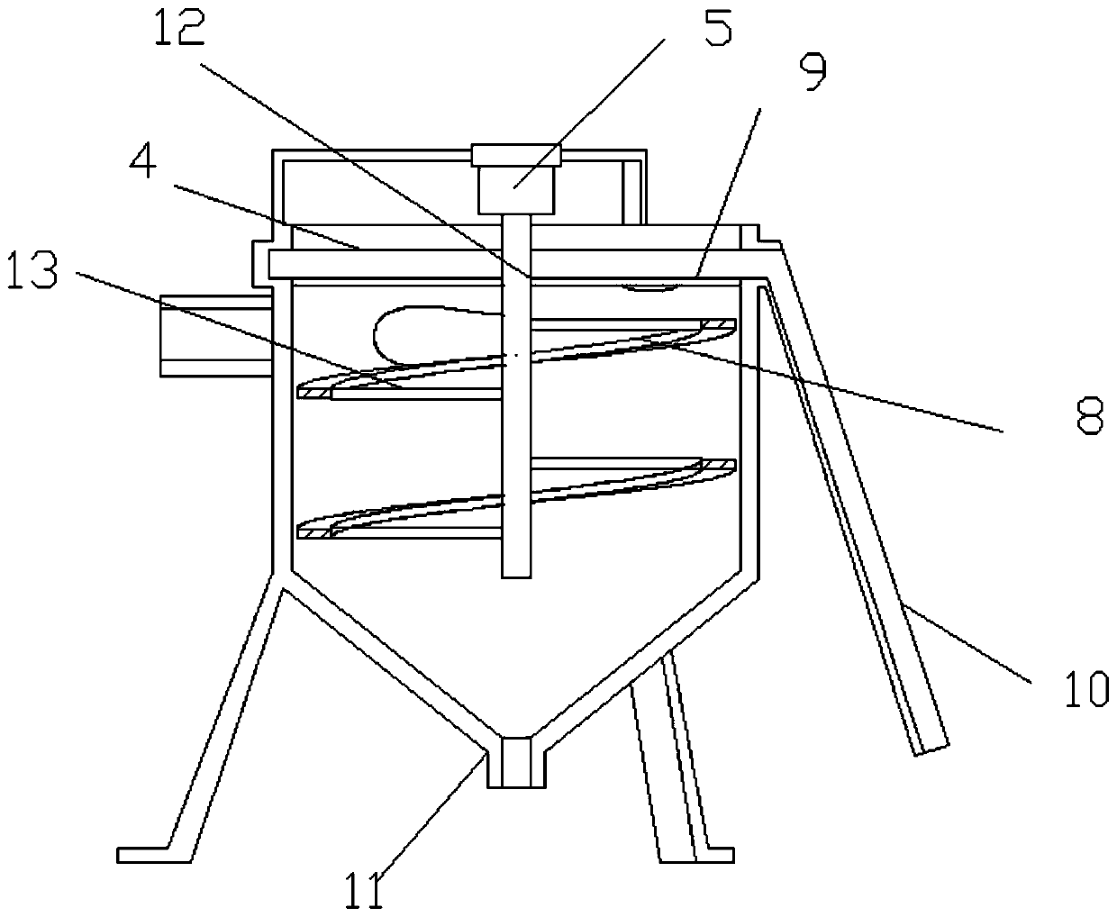 Pool floating sludge removal device for sewage treatment