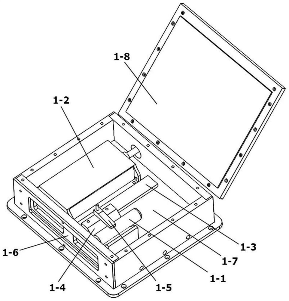 Large-scale structure space deformation measuring device and method with reference light beam capable of non-linearly passing across obstacles