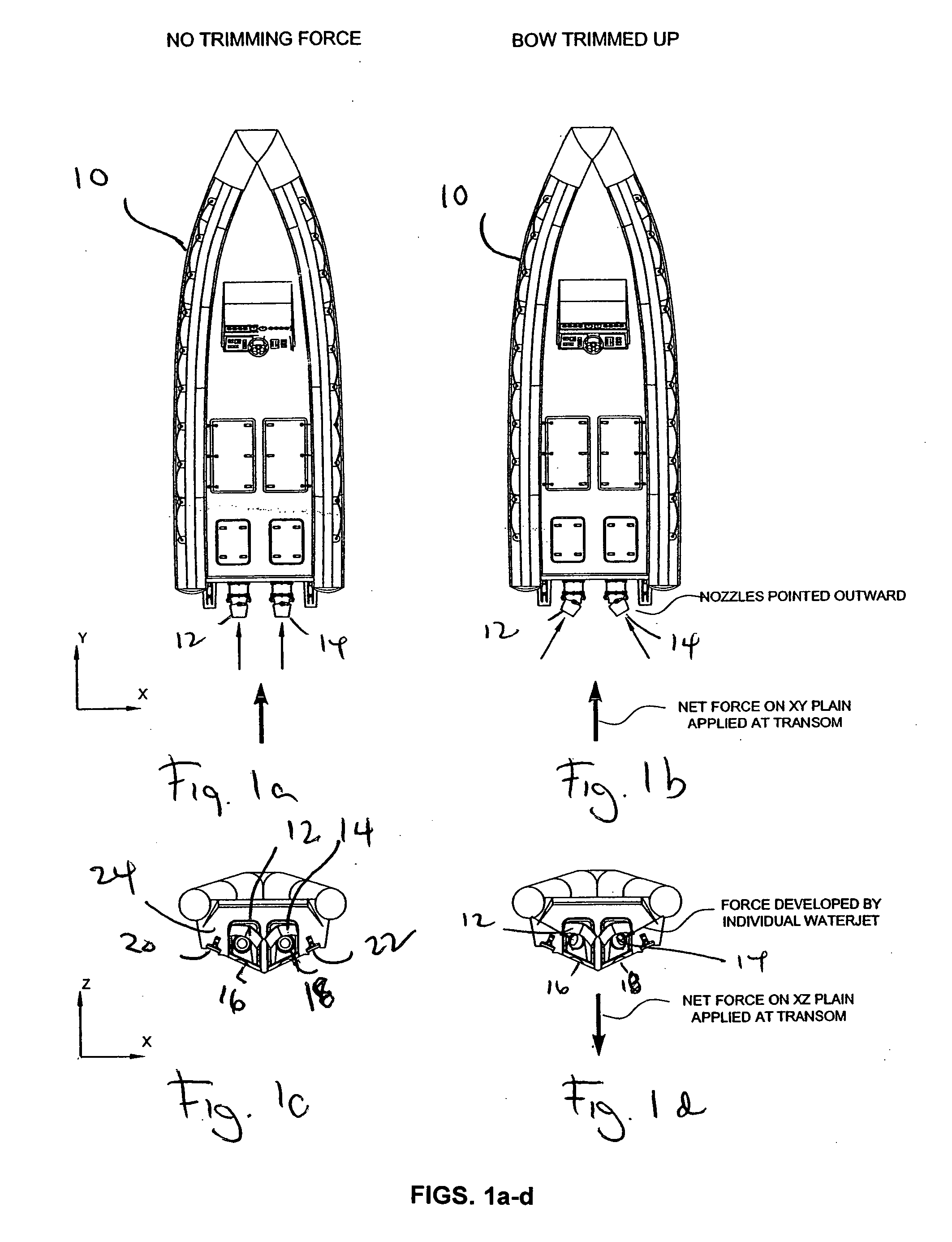 System and method for controlling a waterjet driven vessel