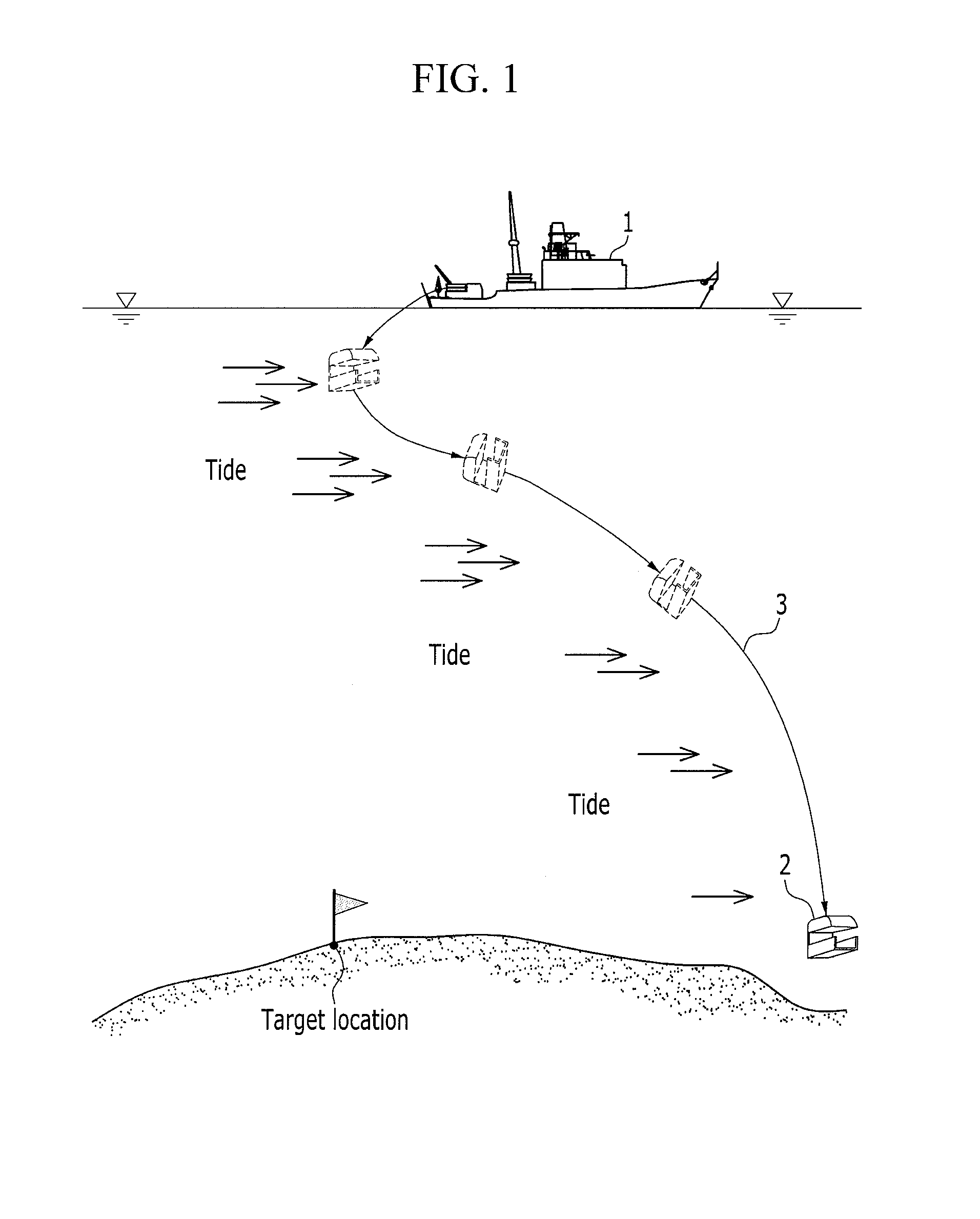 Underwater moving apparatus and moving method thereof