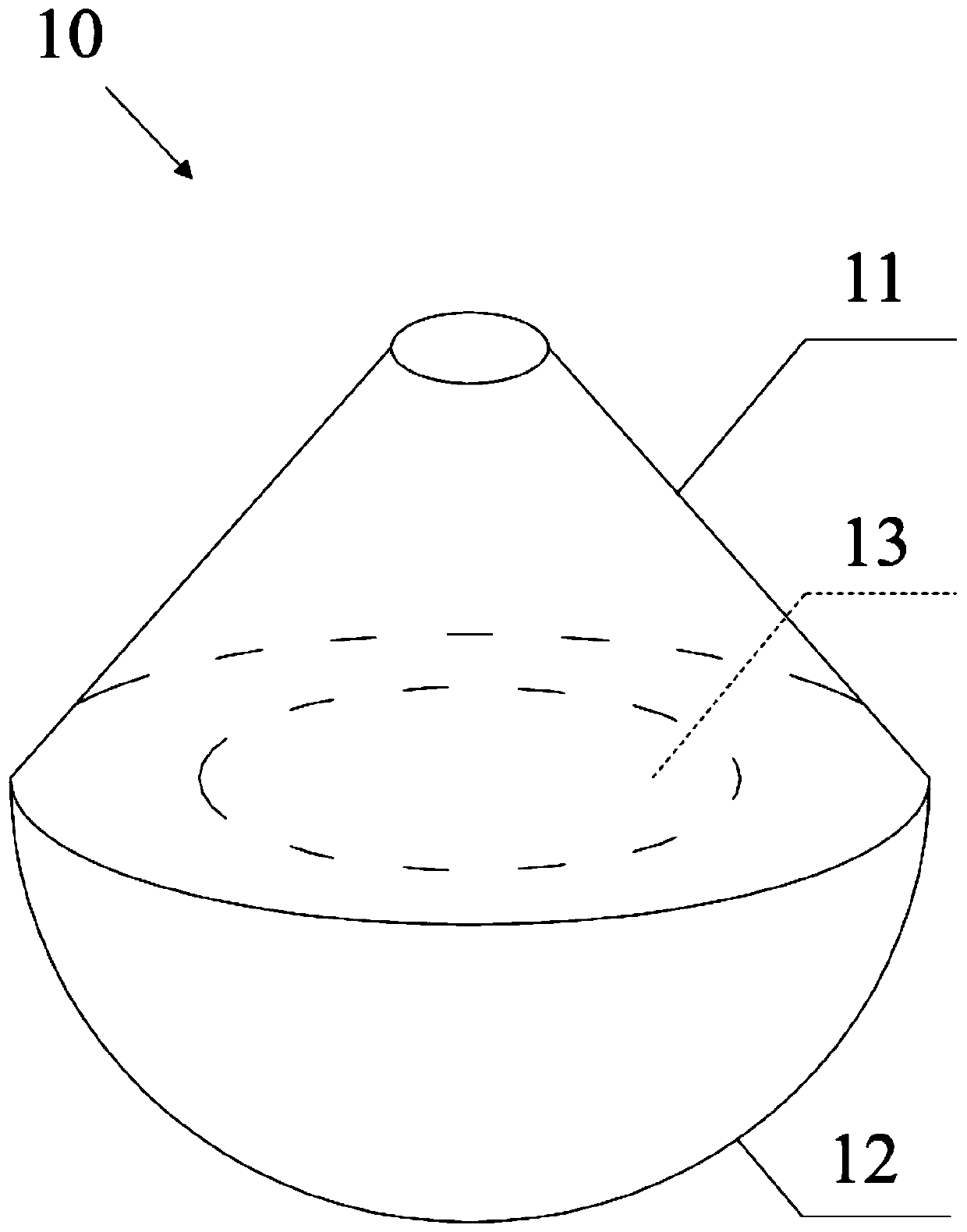 High-wave resistance orientation resistance sliding combination energy dissipation body applied to rock foundation excavation forming