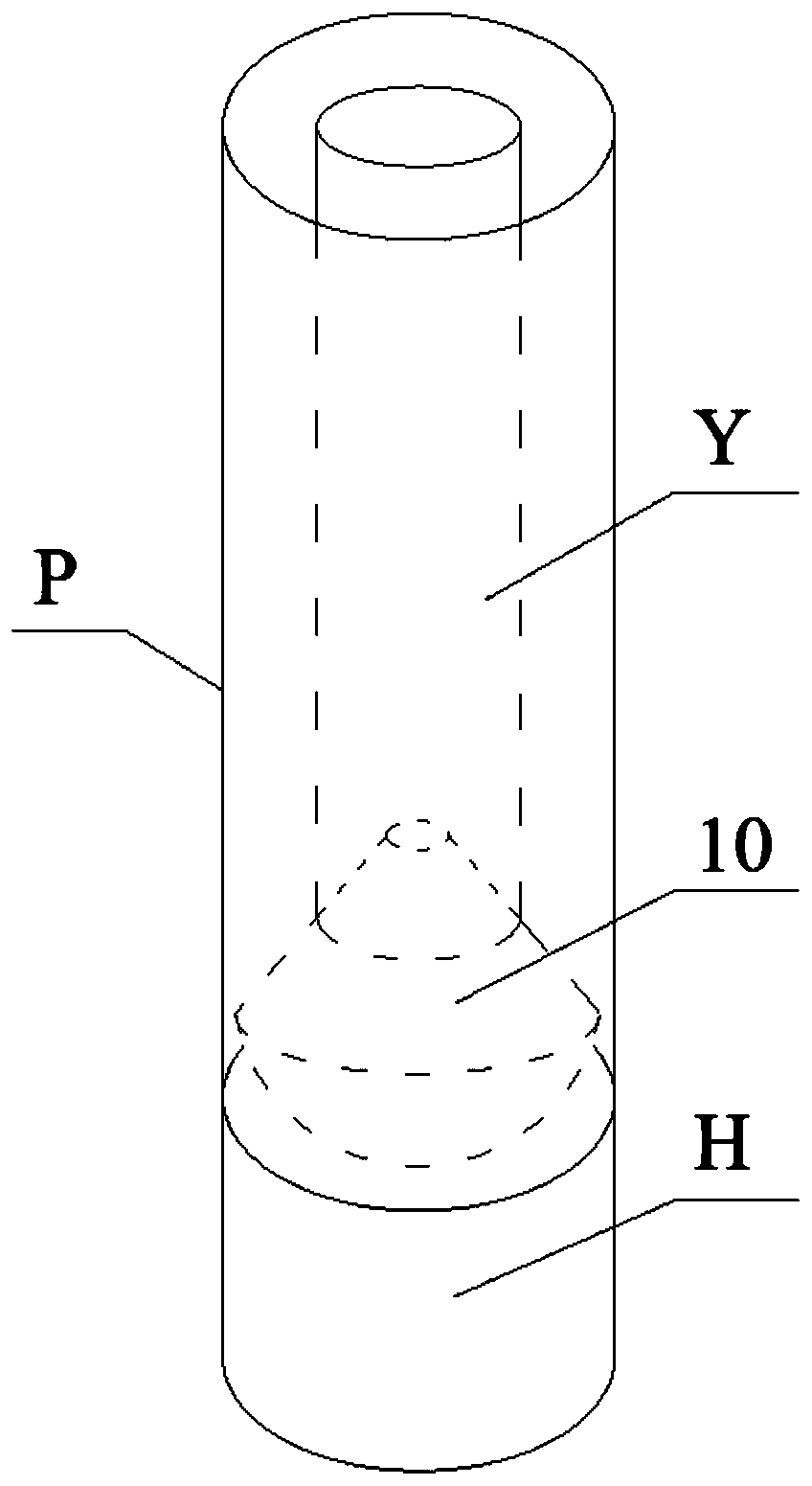 High-wave resistance orientation resistance sliding combination energy dissipation body applied to rock foundation excavation forming