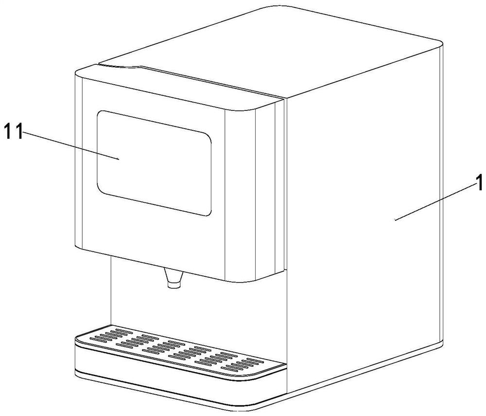 Concentration adjusting device of intelligent digital nutrition brewing machine