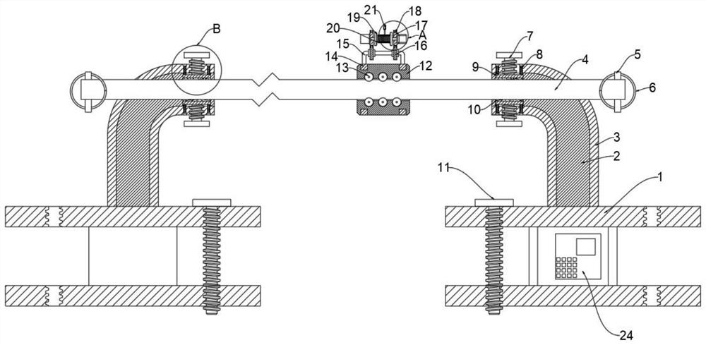 Construction safety protection device for steel structure roof and using method of construction safety protection device