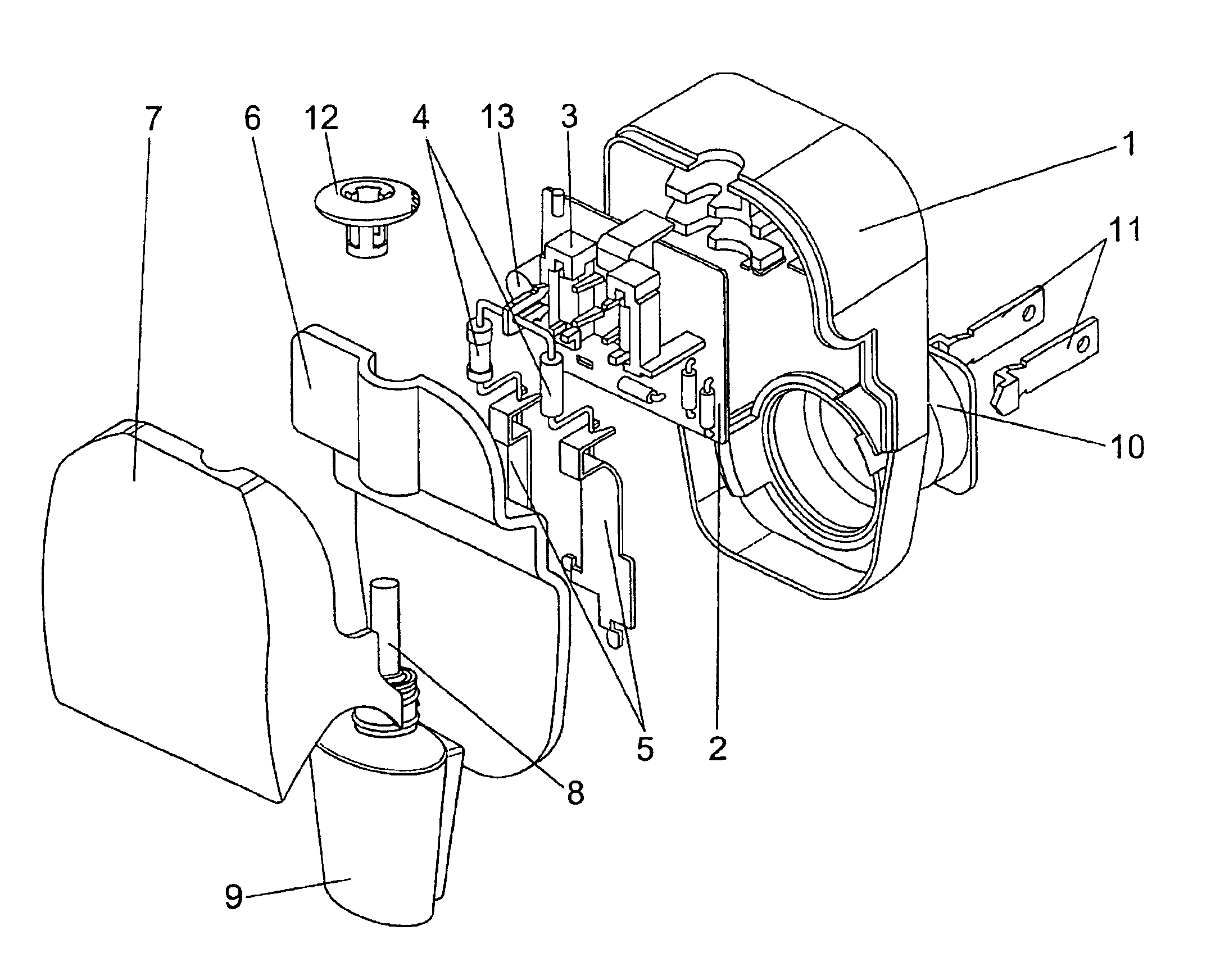 Evaporator device for active substances