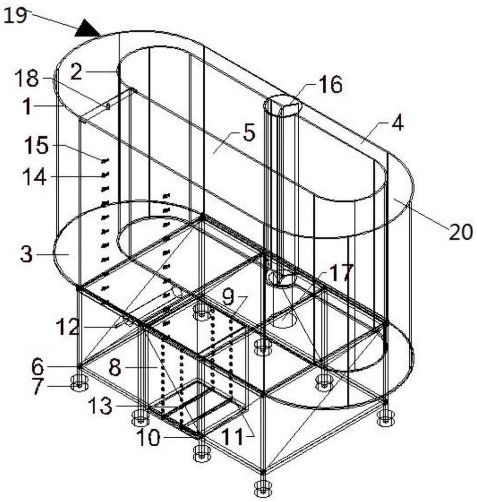 A test method for simulating the release of sediment pollution under the action of river scouring