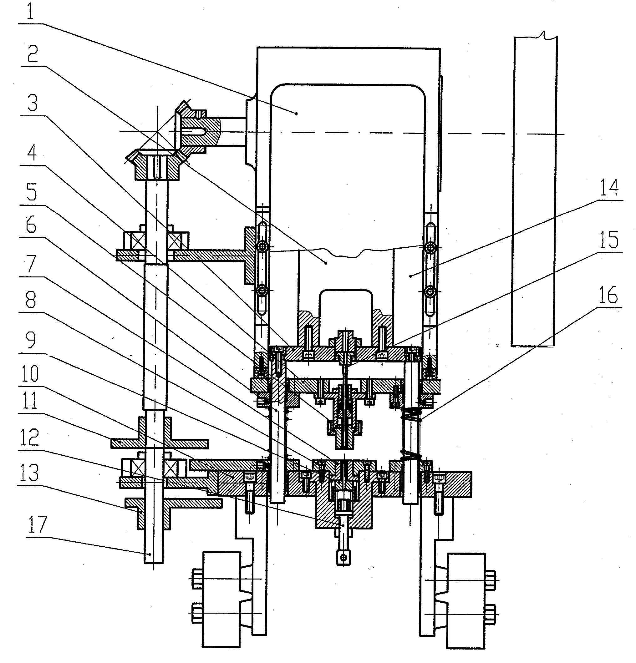 Self guiding type mechanical powder product finishing machine