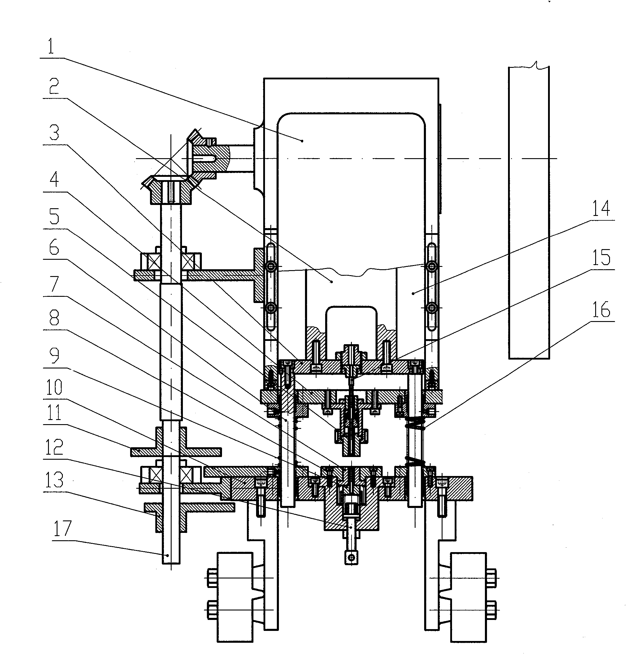 Self guiding type mechanical powder product finishing machine