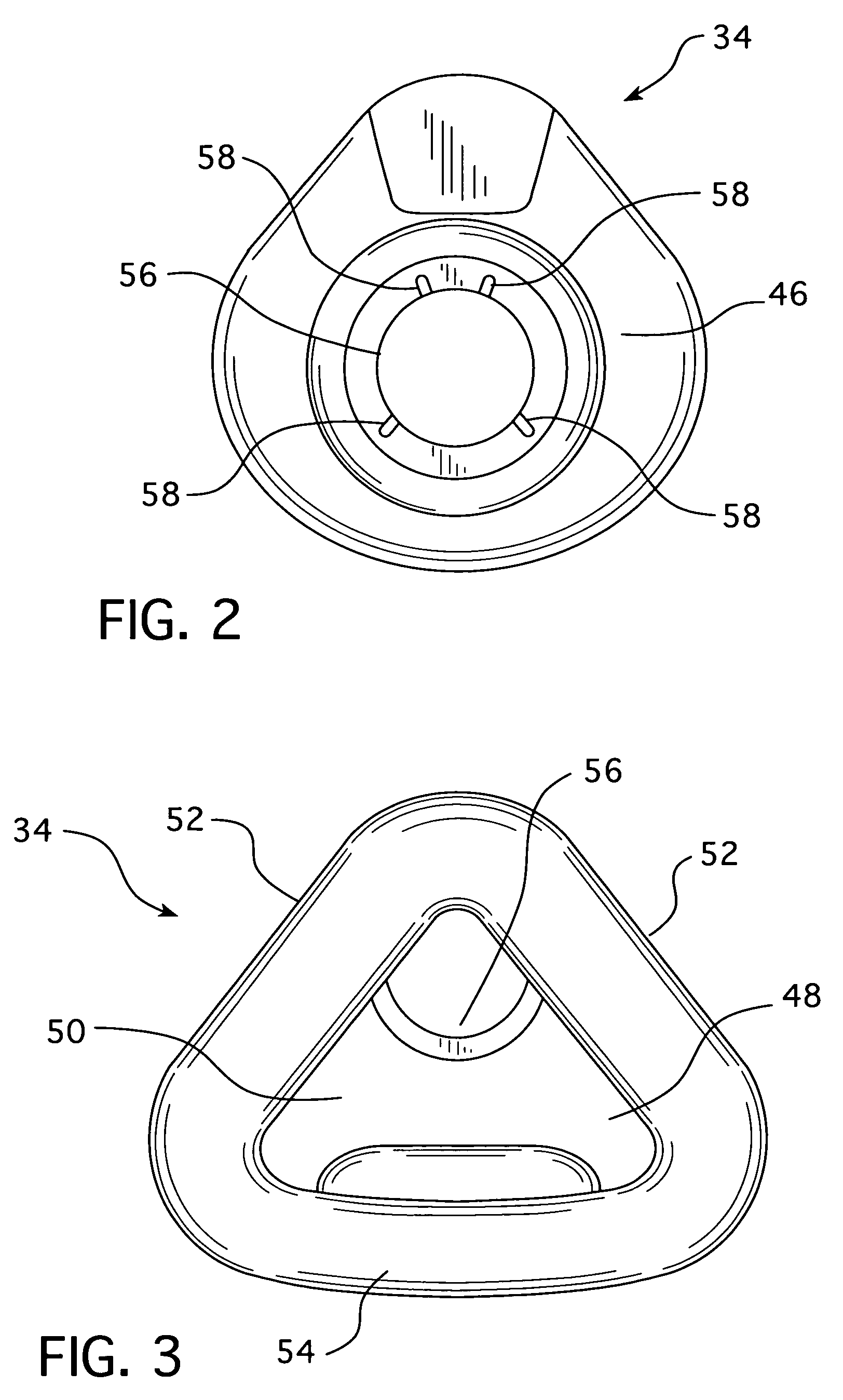 Cheek-mounted patient interface