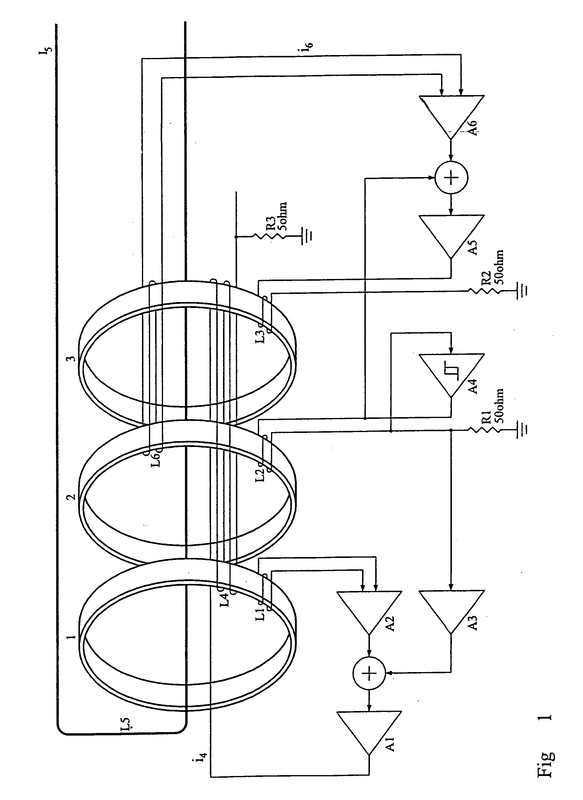 Detector circuit to be used for measuring current