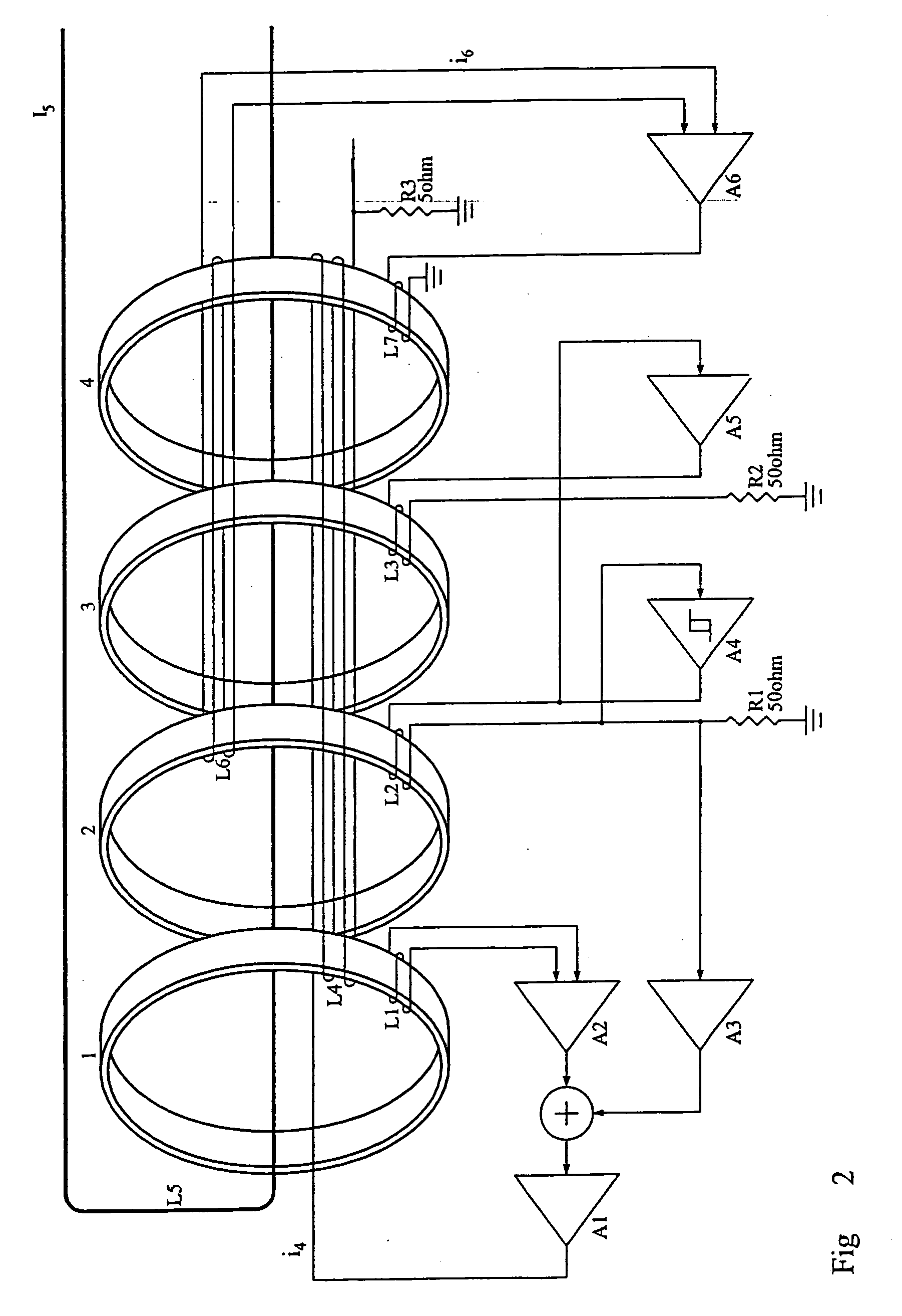 Detector circuit to be used for measuring current