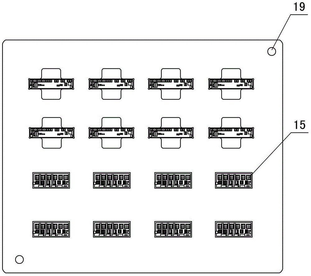 Realize the processing technology and fixture structure of multi-material substrates with simultaneous printing and patching