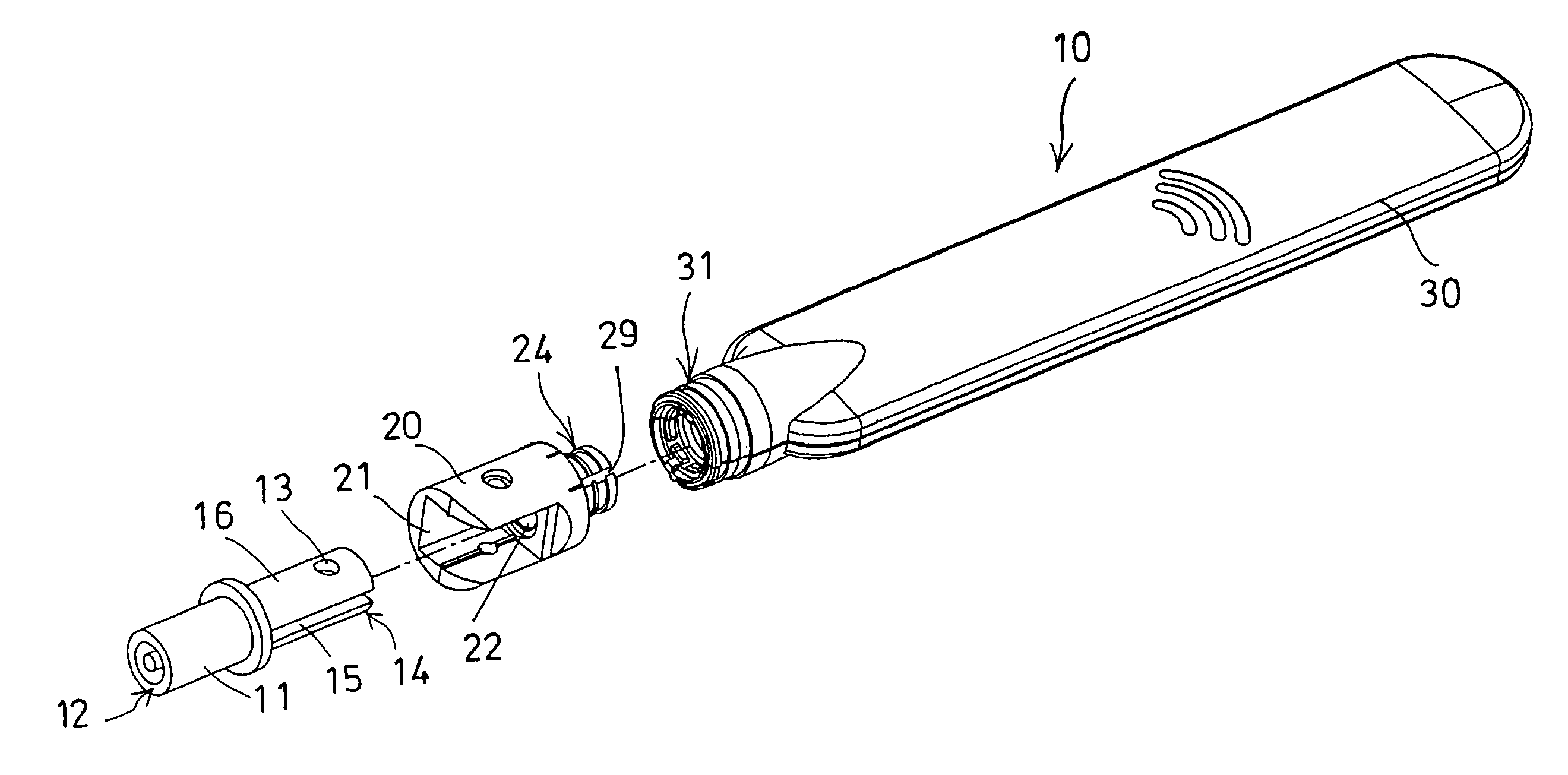 Antenna device having rotatable structure