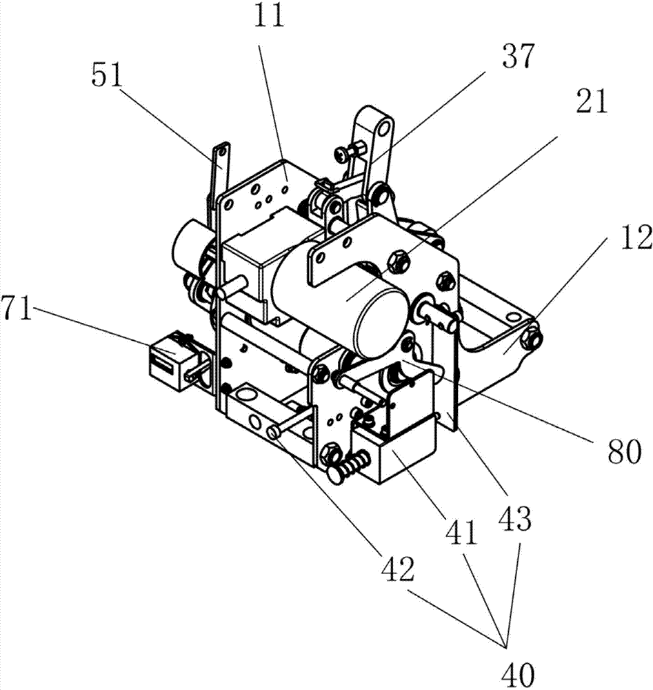 Operation mechanism of modular vacuum load switch fuse combined electrical appliance