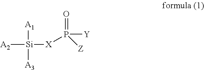 Modified rubber containing silicon and phosphorus, composition and manufacturing method thereof