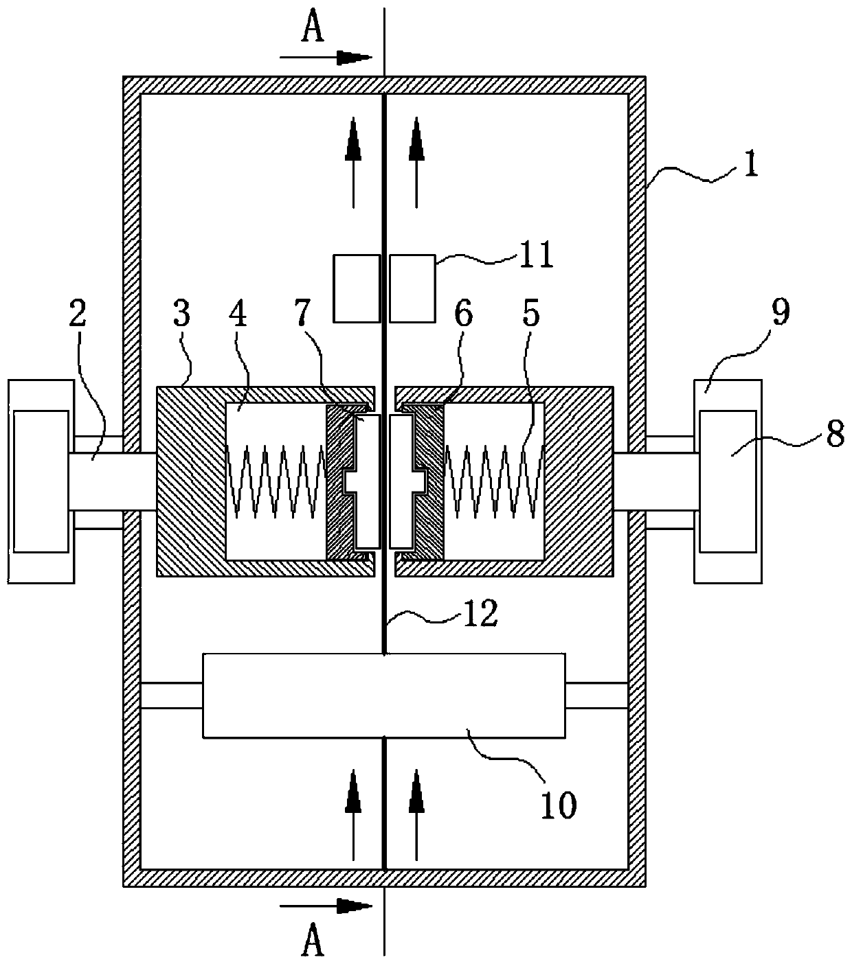 Rotary waxing device of spinning two-for-one twister